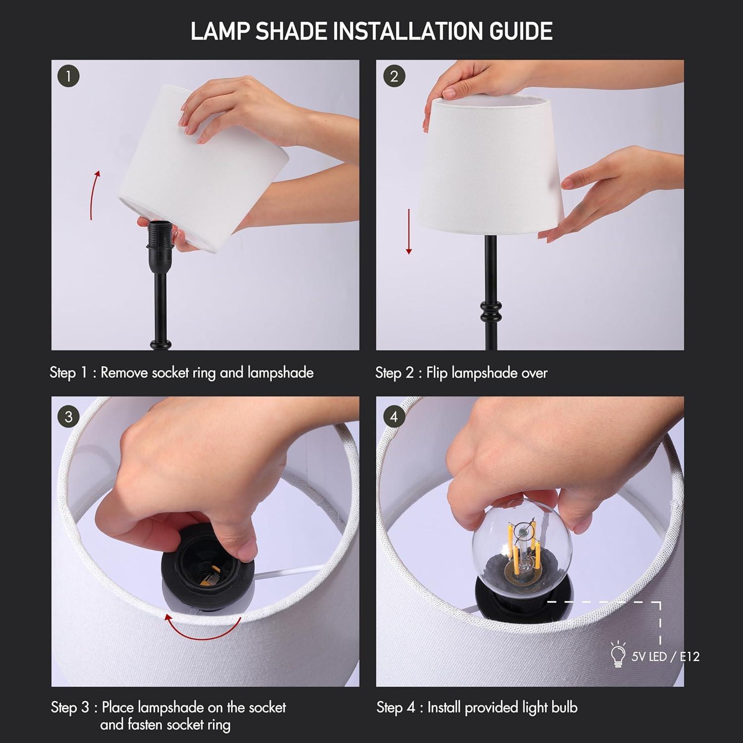 imageOBright Seraph  Cordless LED Table Lamp with Dimmer Builtin Rechargeable Battery 3Level Brightness Patio Table Lamp Bedside Night Lamp Ambient Light for Restaurant BlackBlack
