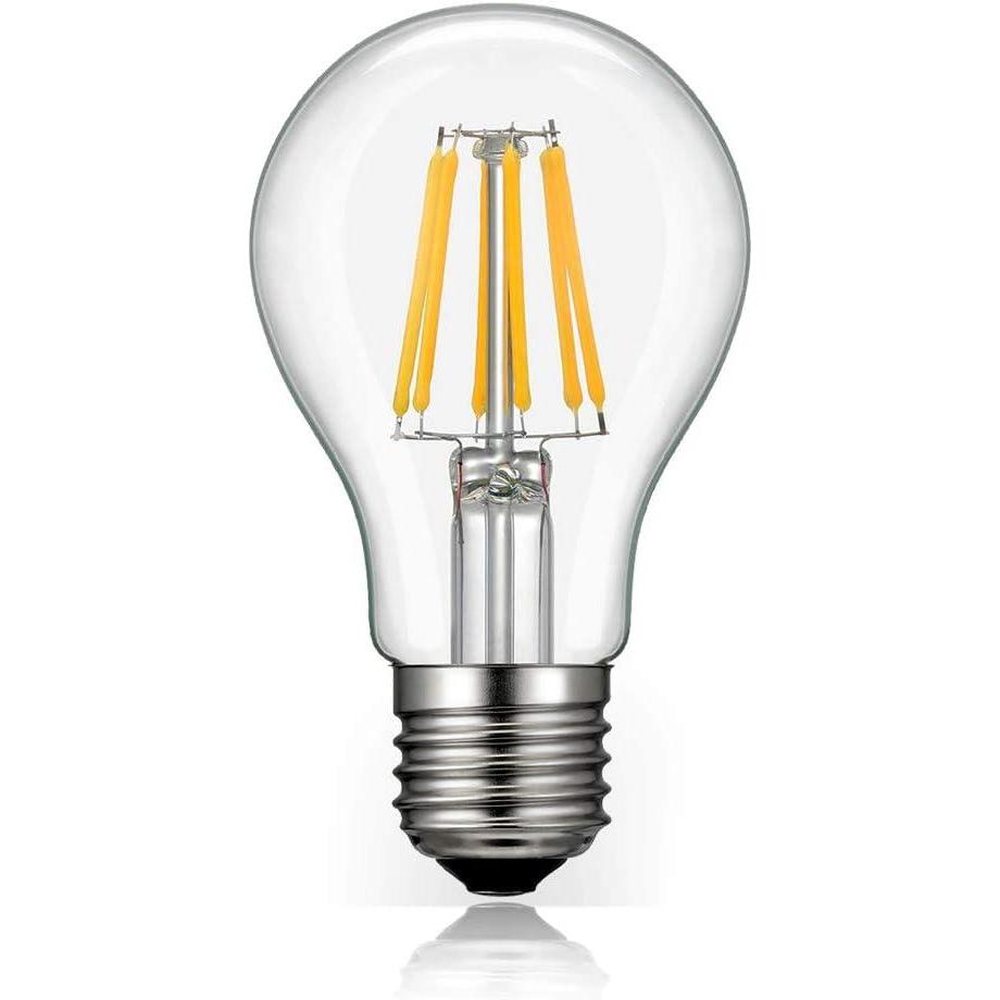 O’Bright Dimmable LED Edison Light Bulb, 6W, Dimmable, UL Listed, A19 ...