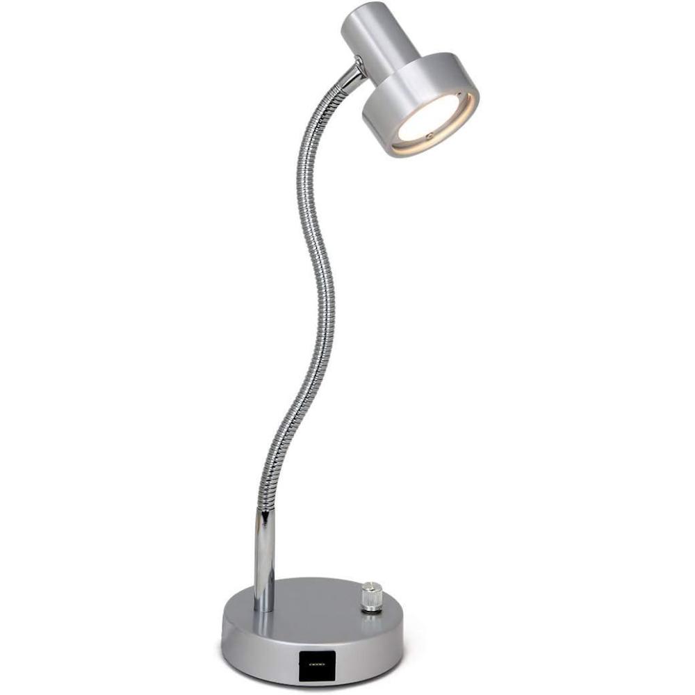 imageOBright Luxor  Dimmable LED Desk Lamp with Gooseneck BlackClip onAluminum