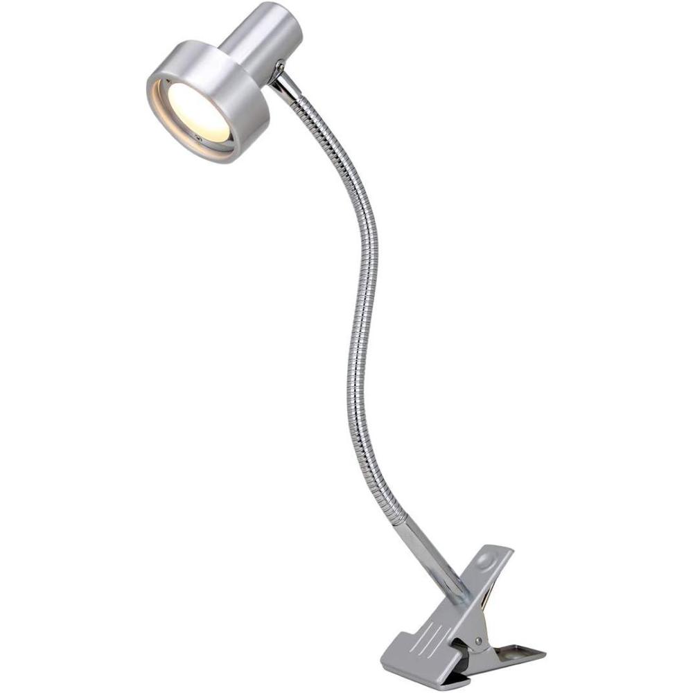 imageOBright Luxor  Dimmable LED Desk Lamp with Gooseneck BlackClip onAluminumClip on