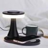 imageOBright  Portable LED Table Lamp with Wireless Charging Pad Dimmable and Rechargeable Night Lamp Ambient Light for PatioRestaurantNursery Bedside Nightstand Lamp Brushed NickelMatte Black
