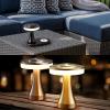 imageOBright  Portable LED Table Lamp with Wireless Charging Pad Dimmable and Rechargeable Night Lamp Ambient Light for PatioRestaurantNursery Bedside Nightstand Lamp Brushed NickelSilver