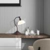 imageOBright Bankers  Cordless LED Table Lamp BatteryOperated Rechargeable 3Level Dimming Universal USBC Charging 180 Swivel Head Luxury Metal Shade Antique BrassOil Rubbed BronzeWhite Glass