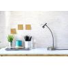 imageOBright Luxor  Dimmable LED Desk Lamp with Gooseneck BlackClip onAluminum
