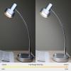 imageOBright Luxor  Dimmable LED Desk Lamp with Gooseneck BlackClip onAluminum