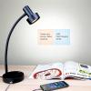 imageOBright Luxor  Dimmable LED Desk Lamp with Gooseneck BlackClip onBlack