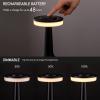 imageOBright Portable LED Table Lamp with Touch Sensor RGB Light Dimmable Rechargeable Battery Night Light for Kids Nursery Nightstand Lamp Bedside Lamp White MarbleMatte Black