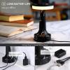 imageOBright Portable LED Table Lamp with Touch Sensor RGB Light Dimmable Rechargeable Battery Night Light for Kids Nursery Nightstand Lamp Bedside Lamp White MarbleXRGBBlack Marble