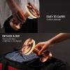 imageOBright Portable LED Table Lamp with Touch Sensor RGB Light Dimmable Rechargeable Battery Night Light for Kids Nursery Nightstand Lamp Bedside Lamp White MarbleRose Gold