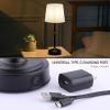 imageOBright Seraph  Cordless LED Table Lamp with Dimmer Builtin Rechargeable Battery 3Level Brightness Patio Table Lamp Bedside Night Lamp Ambient Light for Restaurant BlackBlack