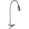 imageOBright Lumos  Versatile Clipon Lamp Zoomable Spotlight Dimmable LED Flexible Gooseneck 4000K Light 100 Metal Clamp  Ideal for Reading Crafting Work and Headboards Antique BrassBrushed Nickel