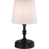 imageOBright Seraph Mini  Cordless LED Table Lamp with Dimmer Builtin Rechargeable Battery 3Level Brightness Patio Table Lamp Bedside Night Lamp Ambient Light for Restaurant Antique BrassBlack