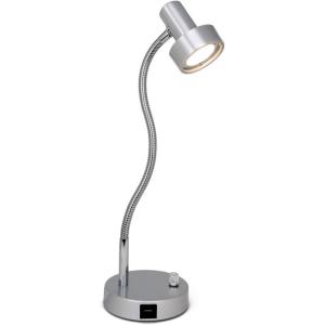 imageOBright Luxor  Dimmable LED Desk Lamp with Gooseneck BlackClip onAluminum