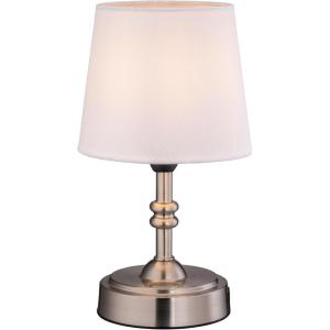 imageOBright Seraph Mini  Cordless LED Table Lamp with Dimmer Builtin Rechargeable Battery 3Level Brightness Patio Table Lamp Bedside Night Lamp Ambient Light for Restaurant Antique BrassBrushed Nickel