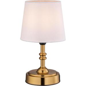 imageOBright Seraph Mini  Cordless LED Table Lamp with Dimmer Builtin Rechargeable Battery 3Level Brightness Patio Table Lamp Bedside Night Lamp Ambient Light for Restaurant Antique BrassAntique Brass