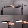 imageOBright Aurora LED Pharmacy Desk Lamp  Swing Arm Industrial Design for Reading Crafting Work10W LED Adjustable Height 185245 inches  Ideal for Living Room Bedside Office  BlackBlack