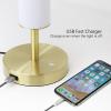 imageOBright Dimmable LED Cylinder Table Lamp BlackAntique Brass