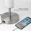 imageOBright Dimmable LED Cylinder Table Lamp BlackBrushed Nickel