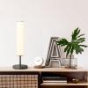 imageOBright Dimmable LED Cylinder Table Lamp BlackBrushed Nickel