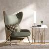 imageOBright Dimmable LED Cylinder Table Lamp BlackBrushed Nickel