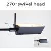 imageOBright LED Pharmacy Table Lamp Full Range Dimming 12W LED 360 Degree Swing Arms Desk Reading Craft Work Lamp ETL Tested Brushed NickelBlack