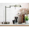 imageOBright LED Pharmacy Table Lamp Full Range Dimming 12W LED 360 Degree Swing Arms Desk Reading Craft Work Lamp ETL Tested Brushed NickelBrushed Nickel