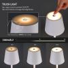 imageOBright Sandy Cordless LED Floor Lamp for OutdoorIndoor Rechargeable Water Resistant Dimmable Carry Light Adjustable Height Stand Lamp for Patio Living Room Bedside Table Night Lamp BlackCordlessWhite