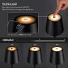 imageOBright Sandy Cordless LED Floor Lamp for OutdoorIndoor Rechargeable Water Resistant Dimmable Carry Light Adjustable Height Stand Lamp for Patio Living Room Bedside Table Night Lamp BlackCordlessBlack
