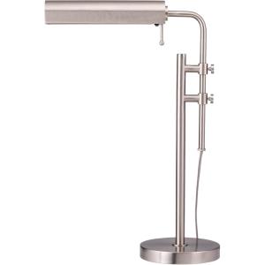imageOBright Aurora LED Pharmacy Desk Lamp  Swing Arm Industrial Design for Reading Crafting Work10W LED Adjustable Height 185245 inches  Ideal for Living Room Bedside Office  BlackBrushed Nickel