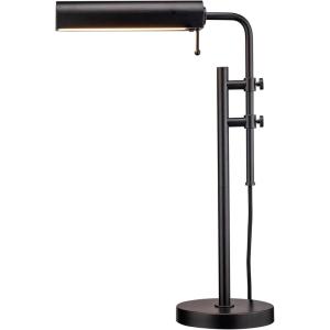 imageOBright Aurora LED Pharmacy Desk Lamp  Swing Arm Industrial Design for Reading Crafting Work10W LED Adjustable Height 185245 inches  Ideal for Living Room Bedside Office  BlackBlack
