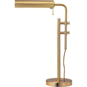 imageOBright Aurora LED Pharmacy Desk Lamp  Swing Arm Industrial Design for Reading Crafting Work10W LED Adjustable Height 185245 inches  Ideal for Living Room Bedside Office  BlackGold