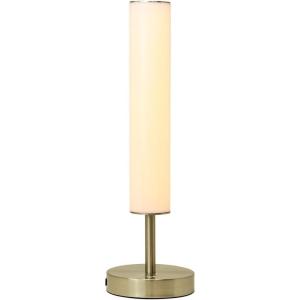 imageOBright Dimmable LED Cylinder Table Lamp BlackAntique Brass