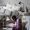 imageOBright Astrum  LED Desk Lamp with Dual USB Charging Ports 100 Metal 270 Degree Swivel Arms Soft White Light 3000K Bedside ampamp Home Office Table Lamp ETL Listed BlackWhite