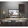 imageOBright Astrum  LED Desk Lamp with Dual USB Charging Ports 100 Metal 270 Degree Swivel Arms Soft White Light 3000K Bedside ampamp Home Office Table Lamp ETL Listed BlackIndustrialGoldBlack