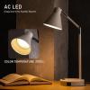 imageOBright Astrum  LED Desk Lamp with Dual USB Charging Ports 100 Metal 270 Degree Swivel Arms Soft White Light 3000K Bedside ampamp Home Office Table Lamp ETL Listed BlackWhite