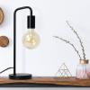 imageOBright Astrum  LED Desk Lamp with Dual USB Charging Ports 100 Metal 270 Degree Swivel Arms Soft White Light 3000K Bedside ampamp Home Office Table Lamp ETL Listed BlackIndustrialBlack