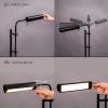 imageOBright Cedric Adjustable Pharmacy Floor Lamp  Industrial Design for Reading Crafting Work  10W LED Height 4561 inches  Ideal for Living Room Bedside Office  BlackBlack