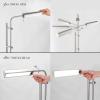 imageOBright Cedric Adjustable Pharmacy Floor Lamp  Industrial Design for Reading Crafting Work  10W LED Height 4561 inches  Ideal for Living Room Bedside Office  BlackBrushed Nickel