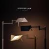 imageOBright Dimmable LED Pharmacy Floor Lamp 12W LED Full Range Dimming 360 Degree Swing Arms Adjustable Heights Standing Lamp for Reading Sewing and Craft ETL Listed Antique Brass GoldBrushed Nickel