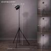 imageOBright Helios  Adjustable Tripod LED Floor Lamp Dimmable Swivel Head Perfect for Reading and Task Lighting BlackBlack