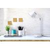 imageOBright LED Desk Lamp with USB Charging Port 100 Metal 270 Flexible Swivel Arms Soft White LED Reading Light 3000K BedsideOfficeTable Lamp ETL Listed WhiteWhite