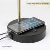 imageOBright LED Desk Lamp with USB Charging Port 100 Metal 270 Flexible Swivel Arms Soft White LED Reading Light 3000K BedsideOfficeTable Lamp ETL Listed WhitePiano Lamp  Black