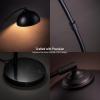 imageOBright Moab  Modern Arc Floor Lamp with Adjustable Dome Shade Marble Base and Foot Pedal Switch 64 Inch  Ideal for Living Room Bedroom Office Brushed GoldBlack