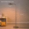 imageOBright Nova  Adjustable Floor Lamp with Flexible Gooseneck and Rotatable Shade E26 Socket 10Inch Base  Ideal for Reading Bedside Living Room Brushed NickelBrushed Nickel