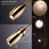 imageOBright Ray  Adjustable LED Beam Floor Lamp Dimmable and Zoomable Spotlight Flexible Gooseneck ReadingCrafting Standing Lamp Work Table Light Matte BlackAntique Brass