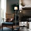 imageOBright Velum  Classic Floor Lamp Elegant Linen Shade Pull Chain Switch Luxury Gold Handle Modern Minimalist Design  Perfect for Living Room Bedroom Office  BlackWhiteGold