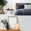 imageOBright Weaver  Handcrafted Woven Rattan Table Lamp Decorative Night Lamp E26 Medium Socket Rocker Switch Ambient LightingRattan