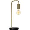 imageOBright Astrum  LED Desk Lamp with Dual USB Charging Ports 100 Metal 270 Degree Swivel Arms Soft White Light 3000K Bedside ampamp Home Office Table Lamp ETL Listed BlackIndustrialGoldBlack