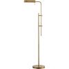 imageOBright Cedric Adjustable Pharmacy Floor Lamp  Industrial Design for Reading Crafting Work  10W LED Height 4561 inches  Ideal for Living Room Bedside Office  Antique Brass GoldBrushed Gold
