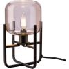 imageOBright Weaver  Handcrafted Woven Rattan Table Lamp Decorative Night Lamp E26 Medium Socket Rocker Switch Ambient LightingSmoked Glass